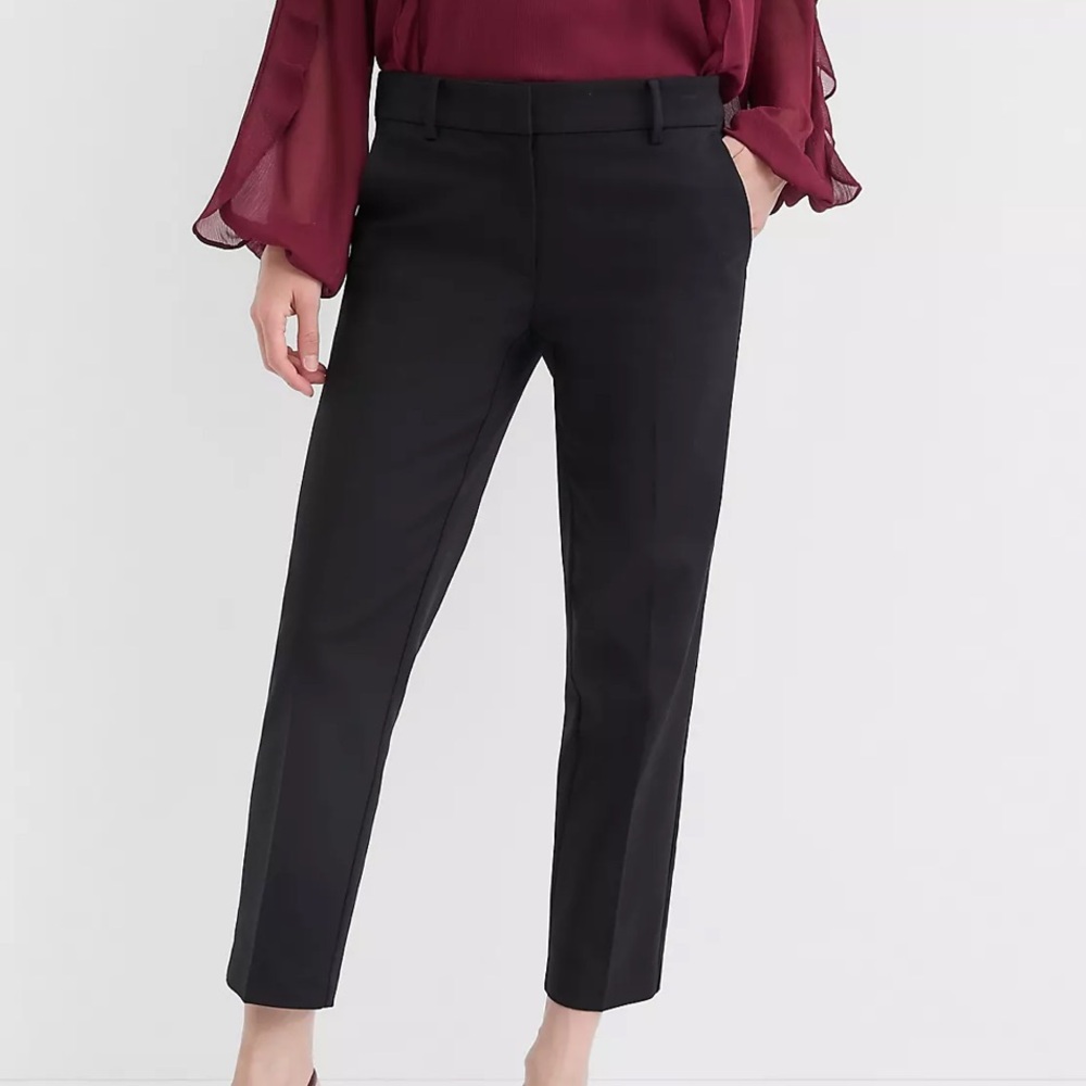 LOFT Black Riviera Slim Pants